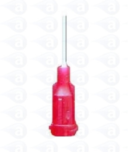 25 gauge Red polypro dispensing tip 0.5" long 3125PPS