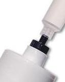Filled syringe barrels